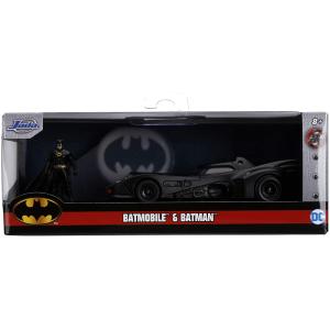 MODELLINO DIE CAST IN SCALA 1:32 -BATMOBILE E BATMAN 1989