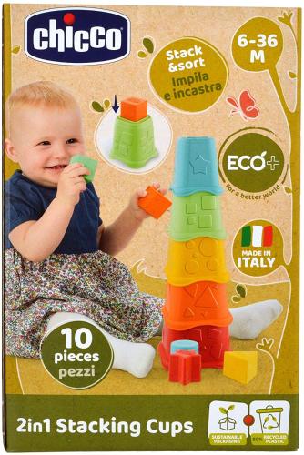CHICCO 2 IN 1 TAZZE IMPILABILI ECO +