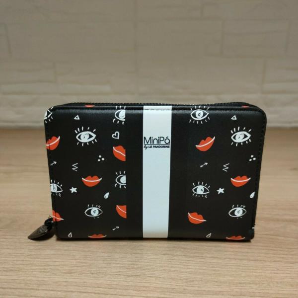 WALLET PORTAFOGLIO MINIPA' EYES NERO