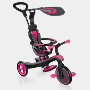 GLOBBER TRICICLO EXPLORER TRIKE 4 IN 1 ROSA