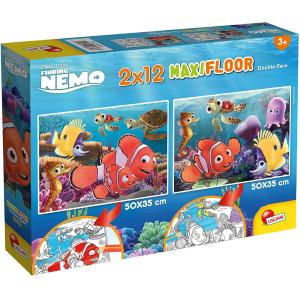 PUZZLE MAXIFLOOR 2 X 12 PZ DISNEY  NEMO