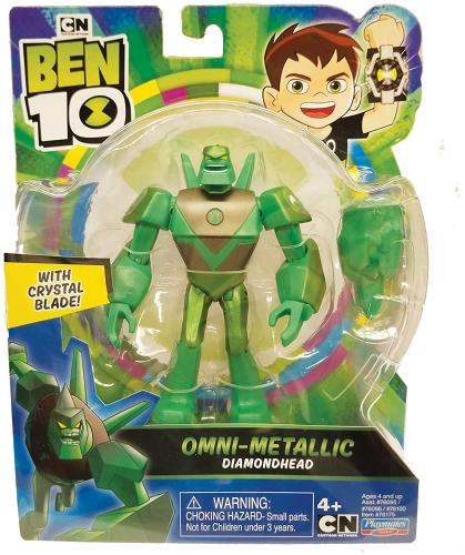 BEN 10 PERSONAGGI BASE OMNI-METALLIC - DIAMONDHEAD