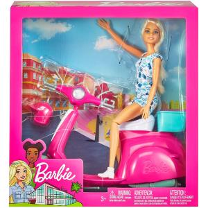 BARBIE CON SCOOTER GBK85
