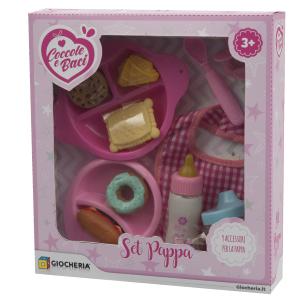 COCCOLE E BACI - SET PAPPA 9 ACCESSORI ASSORTITI