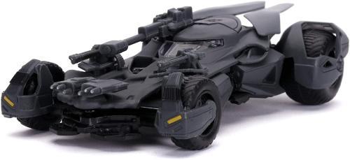 MODELLINO DIE CAST IN SCALA 1:32 - JUSTICE LEAGUE BATMOBILE E BATMAN