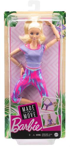 Prodotto: MAT-FTG80.GXF04 - BARBIE SNODATA MADE TO MOVE - TUTA VIOLA E ROSA  (_ - _ - GXF04) - MATTEL