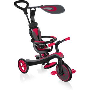 GLOBBER TRICICLO EXPLORER TRIKE 4 IN 1 ROSSO