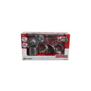 GIOCHI DI CASA - PENTOLE IN METALLO 11 PEZZI BARAZZONI