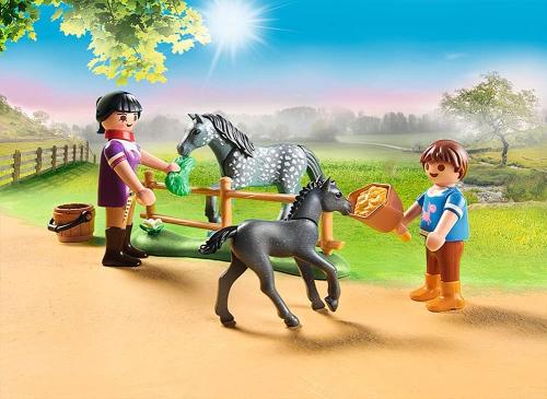 Prodotto PLY 70519 PLAYMOBIL COUNTRY RANCH DEI PONY PONY CAF