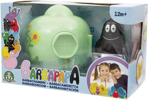 BARBAPAPA' BARBACAMERETTA MINI PLAYSET CAMERETTA VERDE PERSONAGGIO BARBAFORTE