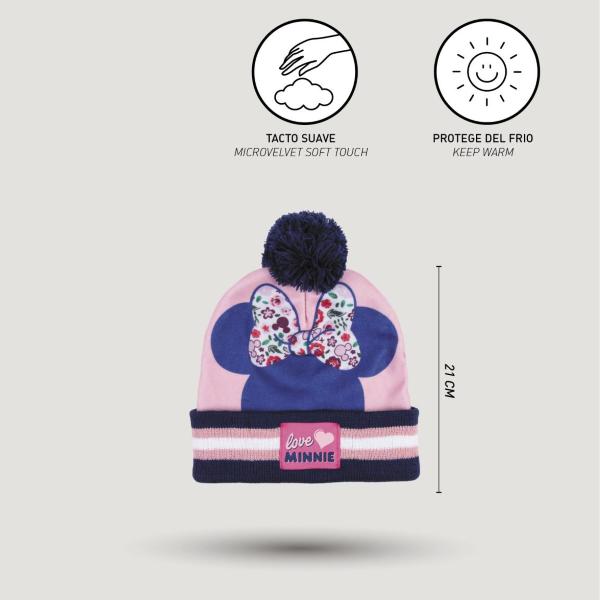 SET 2 PEZZI MINNIE CAPPELLO E GUANTI
