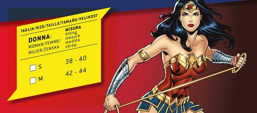 Partycolare- Costume Donna Wonder Woman taglia S 38/40
