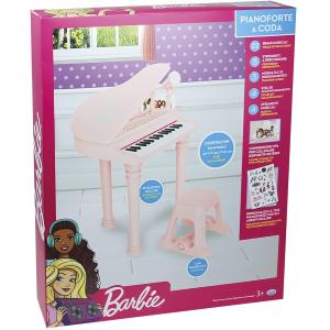 BARBIE- PIANOFORTE MEZZACORDA C/FUNZIONI