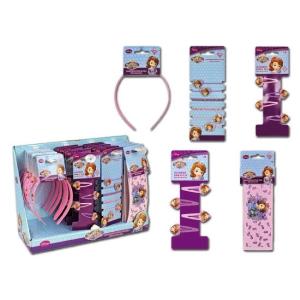 DISNEY SOFIA ACCESSORI CAPELLI ASSORTITI