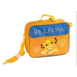 BORSA PORTA MERENDA CESTINO TERMICO RE LEONE LION KING