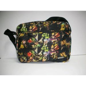 TRACOLLINA ORIZZONTALE COMIX ALL OVER NERO FLOREALE