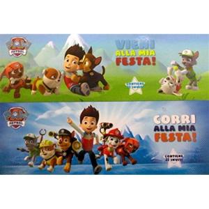 PAW PATROL INVITI FESTA 30 FOGLI
