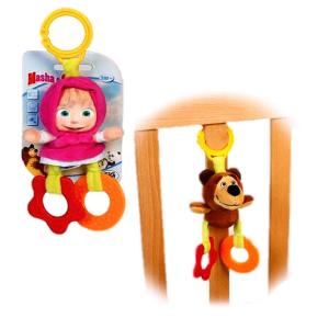 MASHA E ORSO PELUCHE 2 IN 1 ANELLI DENTIZIONE 2 MODELLI