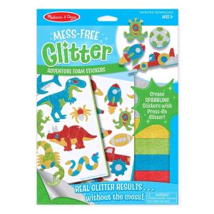 COOL CREATURES FOAM STICKERS GLITTER