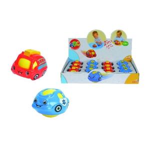 ABC 2in1 POLIZIA O VIGILE DEL FUOCO ASSORTITO 2 IN 1 PALLINA E VEICOLO