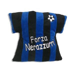 CUSCINO T-SHIRT FORZA NERAZZURRI CON GANCIO