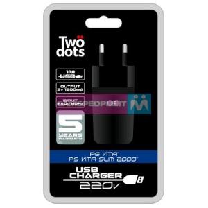 PS VITA TWO DOTS Alimentatore 220V 