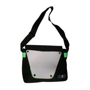 BE U BORSA MESSENGER BAG VERDE NERO 40X32 CM