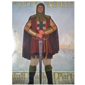COSTUME MEDIEVAL KNIGHT MIS. L CAVALIERE SOLDATO MEDIEVALE