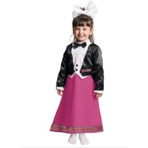 COSTUME MASHA PIANISTA MIS.3 5 ANNI SOLO FRAC E PAPILLON
