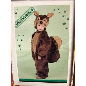 COSTUME SCOIATTOLO BABY PELUCHE 3-4 ANNI