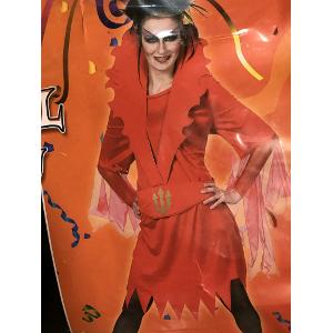 COSTUME SEXY DEVIL DIAVOLA DIAVOLESSA MIS UNICA