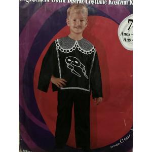 COSTUME MOSCHETTIERI NERO 5-7/7-9 ANNI