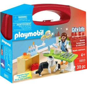 PLAYMOBIL CITY LIFE VALIGETTA VETERINARIO