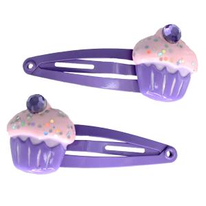 GIOIELLI: MOLLETTE CLIP CAPELLI CUPCAKE PZ 2