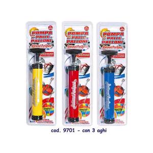 POMPA PALLONI 3 AGHI 3 COLORI
