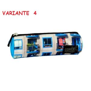 ASTUCCIO TOMBOLINO VOYAGES COMIX SPECIAL GRIGIO CON FINESTRE AZZURRE