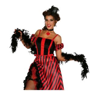 BOA CON PIUME NERE NERO 1.80 M (40 GRAMMI)