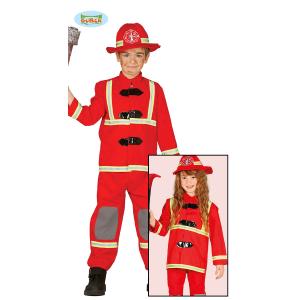 COSTUME POMPIERE TAGLIA 5-6 ANNI