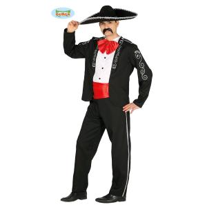 COSTUME MARIACHI MESSICANO ADULTO TAGLIA L 52-54
