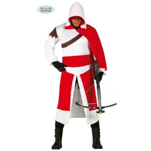 COSTUME GUERRIERO MERCENARIO TEMPLARE ADULTO TAGLIA M 48-50 ASSASSIN'S CREED