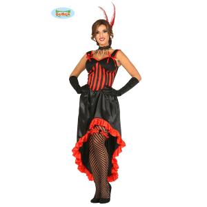 COSTUME CAN CAN ADULTA TAGLIA L 42-44