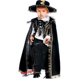 COSTUME CAVALIERE MASCHERATO PRESTIGE ZORRO MIS. 2 ANNI