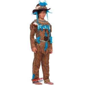 COSTUME GRANDE CAPO INDIANO BIMBO MIS. 6 ANNI