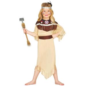 COSTUME INDIANA CHEROKEE TAGLIA 5-6 ANNI