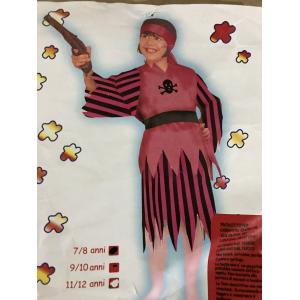 COSTUME PIRATESSA MIS. 7-8 ANNI