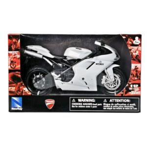 MOTO DUCATI 1:12 1198 BIANCO 