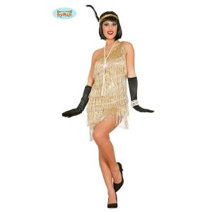 COSTUME CHARLESTON ADULTA TAGLIA L 42-44