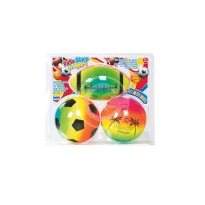 PALLE SPORT BLISTER 3 PALLINE 12,5 CM MULTICOLOR