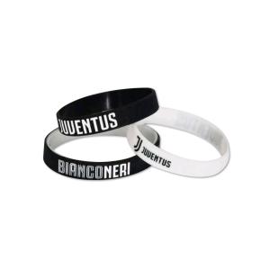 JUVE TRIS BRACCIALETTI IN SILICONE