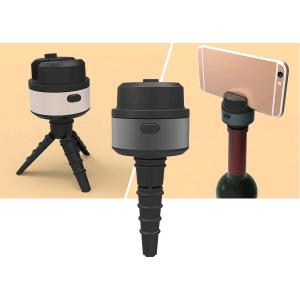 SUPPORTO SMARTPHONE PER SELFIE 360 GRADI IN PLASTICA NERO